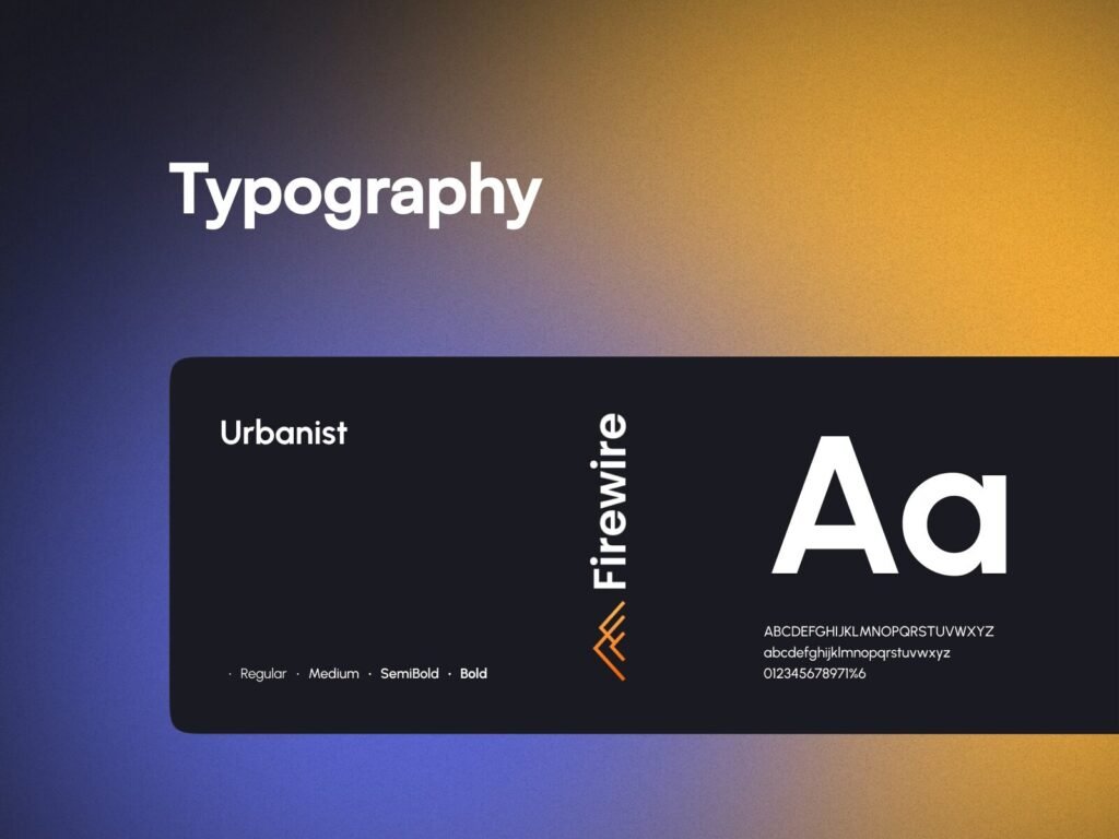 Modern search marketing website design typography Urbanist font