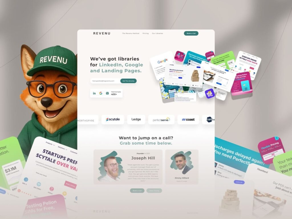 Creative SaaS Website Design featuring 3D illustrations, branding, and responsive user interface