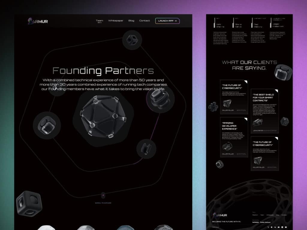 Modern AI assistant SaaS UI design typography system using futuristic fonts and clean visual hierarchy