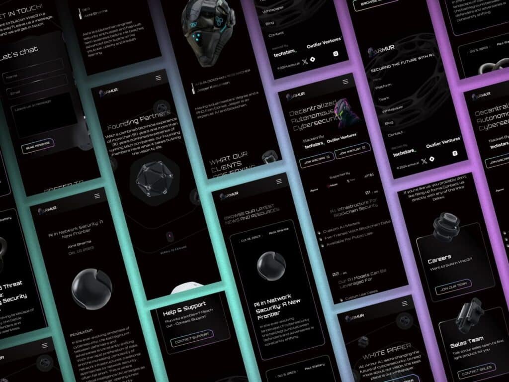 3D futuristic objects used in AI assistant SaaS UI design for immersive user experience