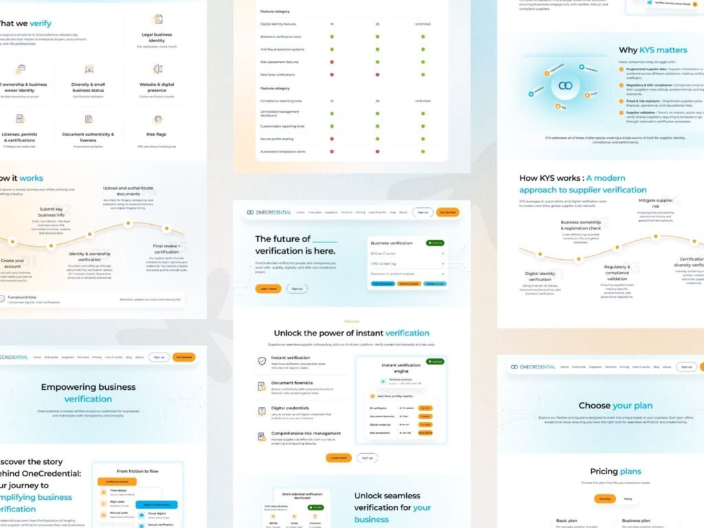Business Verification and KYB Workflow UI/UX Design